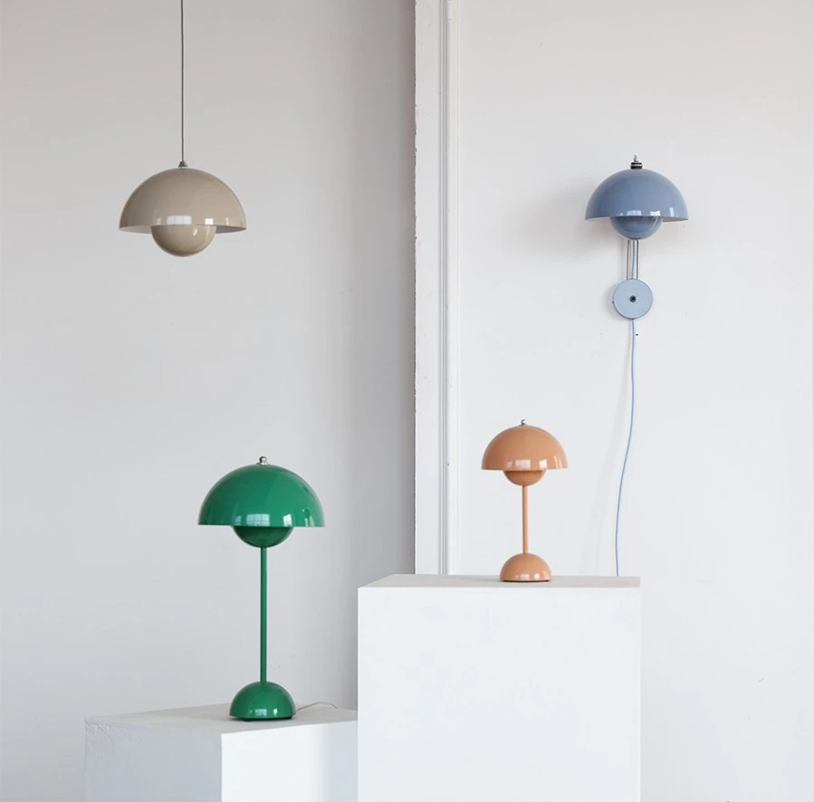 Skandinavische - Wandleuchte E27 mit integrierter LED