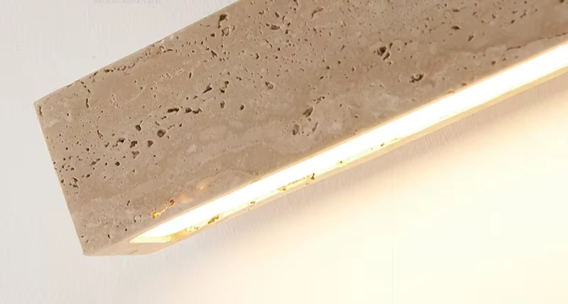 Flanca - Wandleuchte aus Naturstein im Wabi-Sabi-Stil