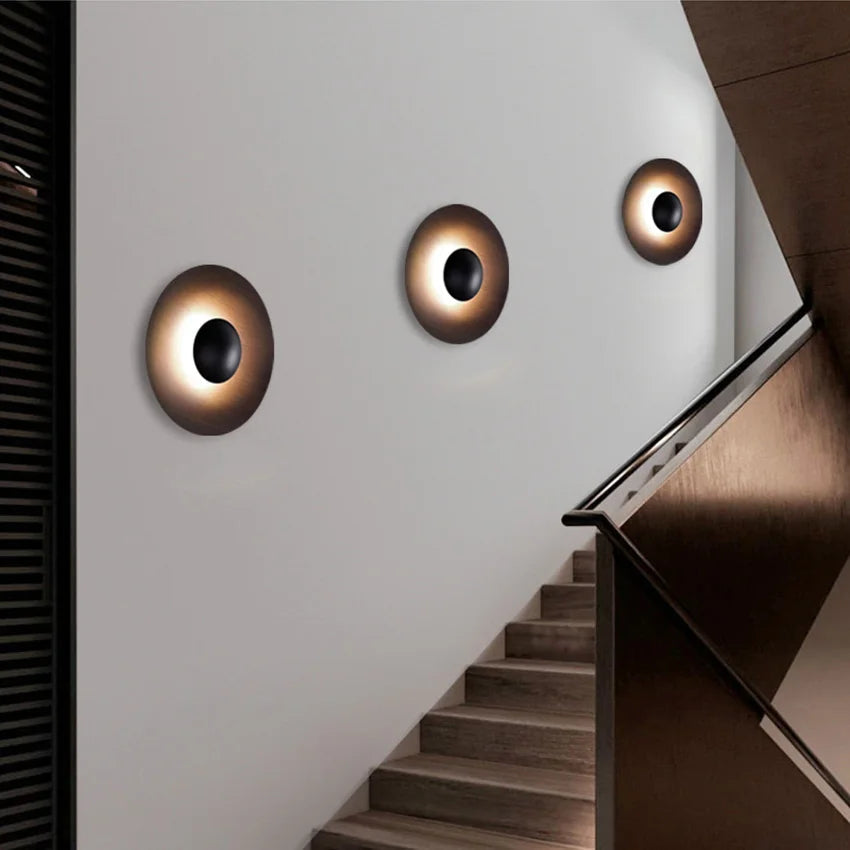 Lumera - Runde LED-Wandleuchte im skandinavischen Design
