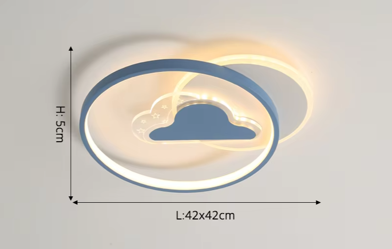 Vortex - LED-Deckenleuchte für Kinderzimmer, dimmbar mit