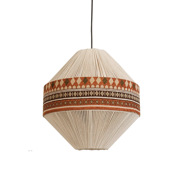 Stella - Boho-Quasten-Hängeleuchte, gewebt
