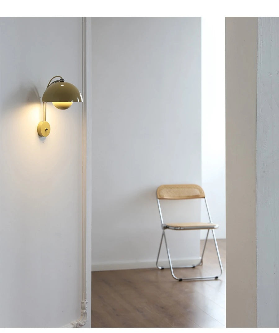Skandinavische - Wandleuchte E27 mit integrierter LED