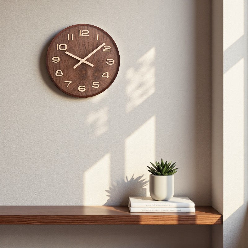 Silent - Batterie-Wanduhr