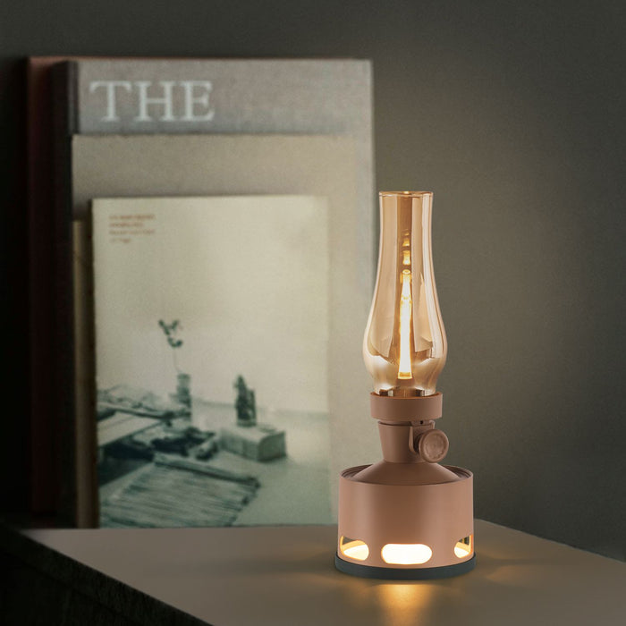 Nestor - Vintage LED-Laterne aus Aluminium & Glas