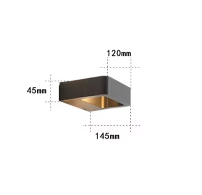 Terraza - Außenwandleuchte IP65, Aluminium