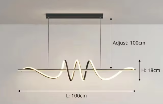 Dimmbare - LED-Pendelleuchte 249–2000 lm
