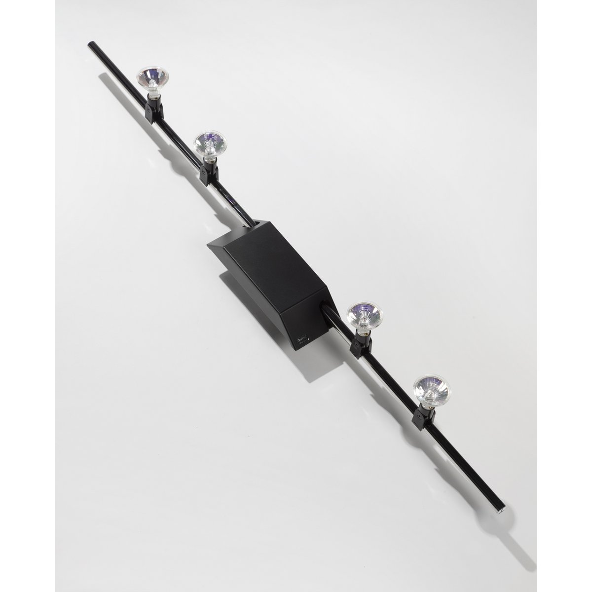Laxo - LED-Schienensystem, Deckenleuchte 1 m, schwarz
