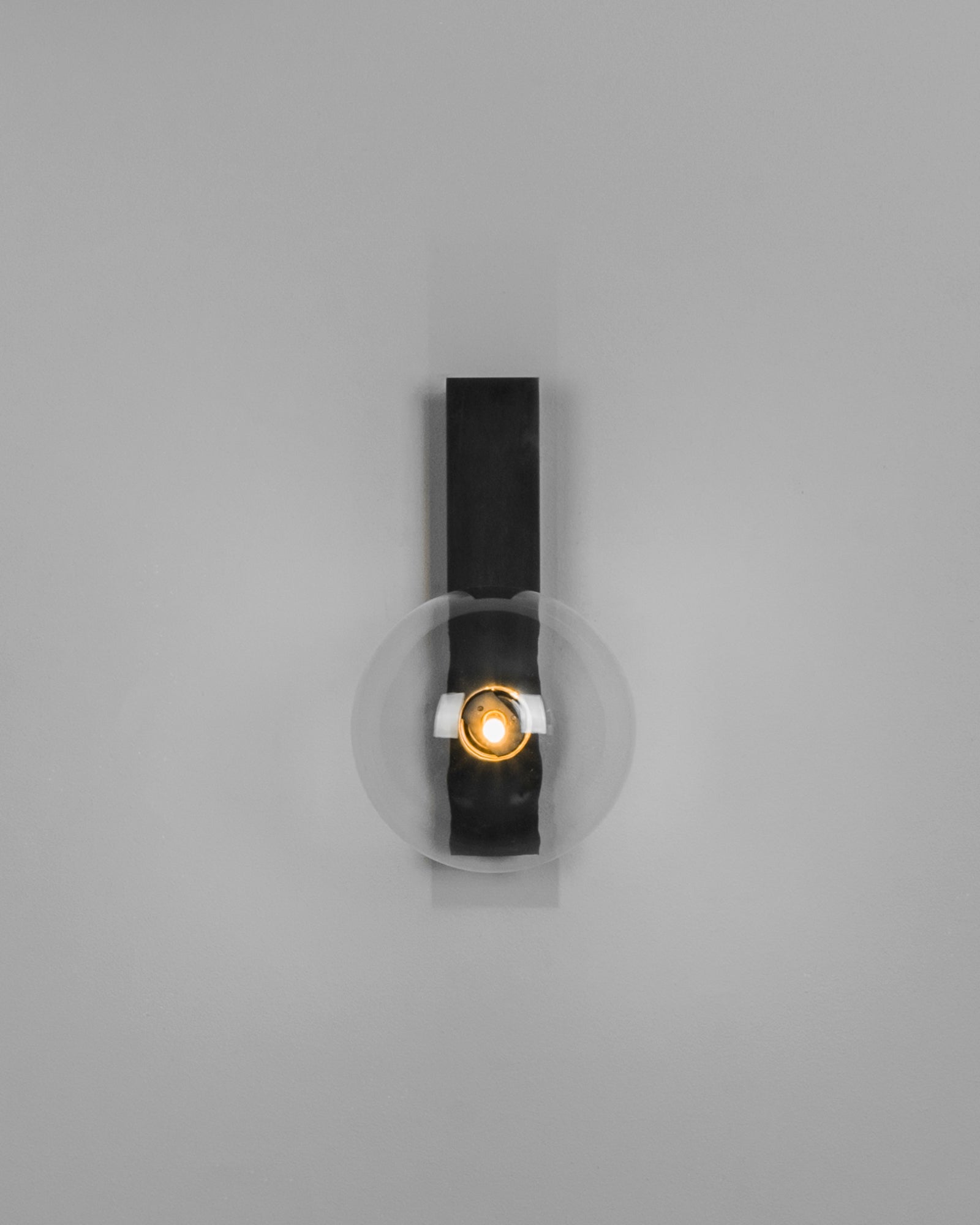 Metall/Glas - Designer-Wandleuchte, Metall/Glas
