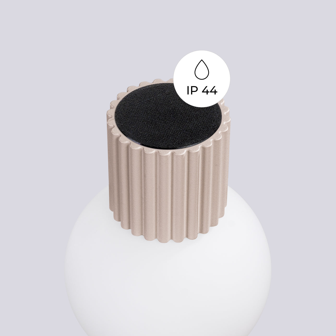 HALO - Wandleuchte in Taupe, IP44
