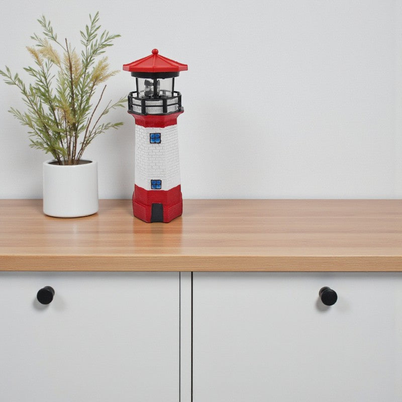 Umweltfreundliche Solar-Leuchtturmlampe für Außenbereiche und Gartendekoration