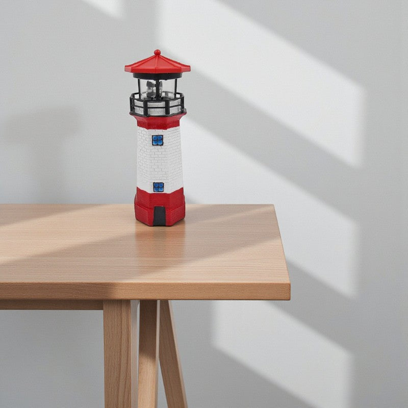 Umweltfreundliche Solar-Leuchtturmlampe für Außenbereiche und Gartendekoration