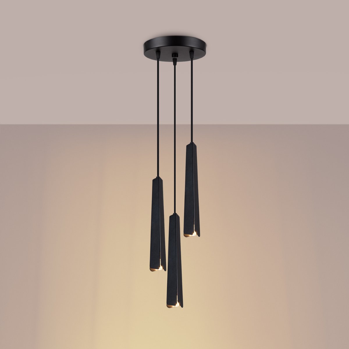 Lightinup - Srl - Schwarze Pendelleuchte 19