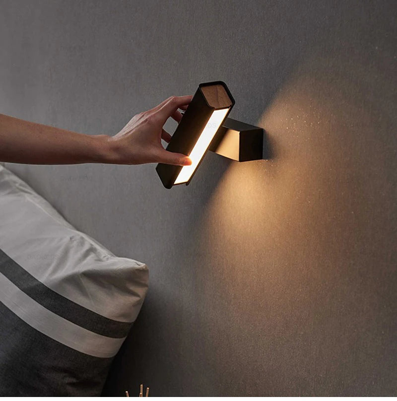 Drehbare - LED-Wandleuchte im skandinavischen Design aus