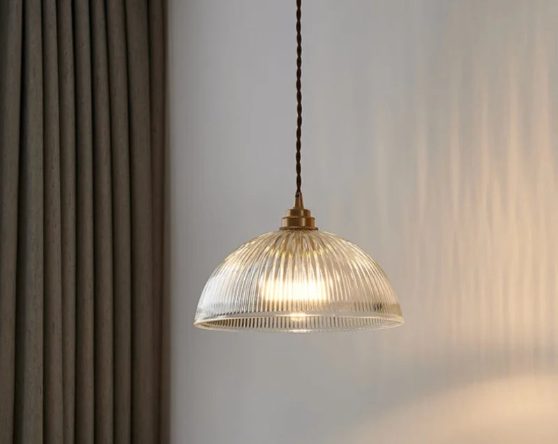 Nimbus - LED-Pendelleuchte aus Kupfer und Glas