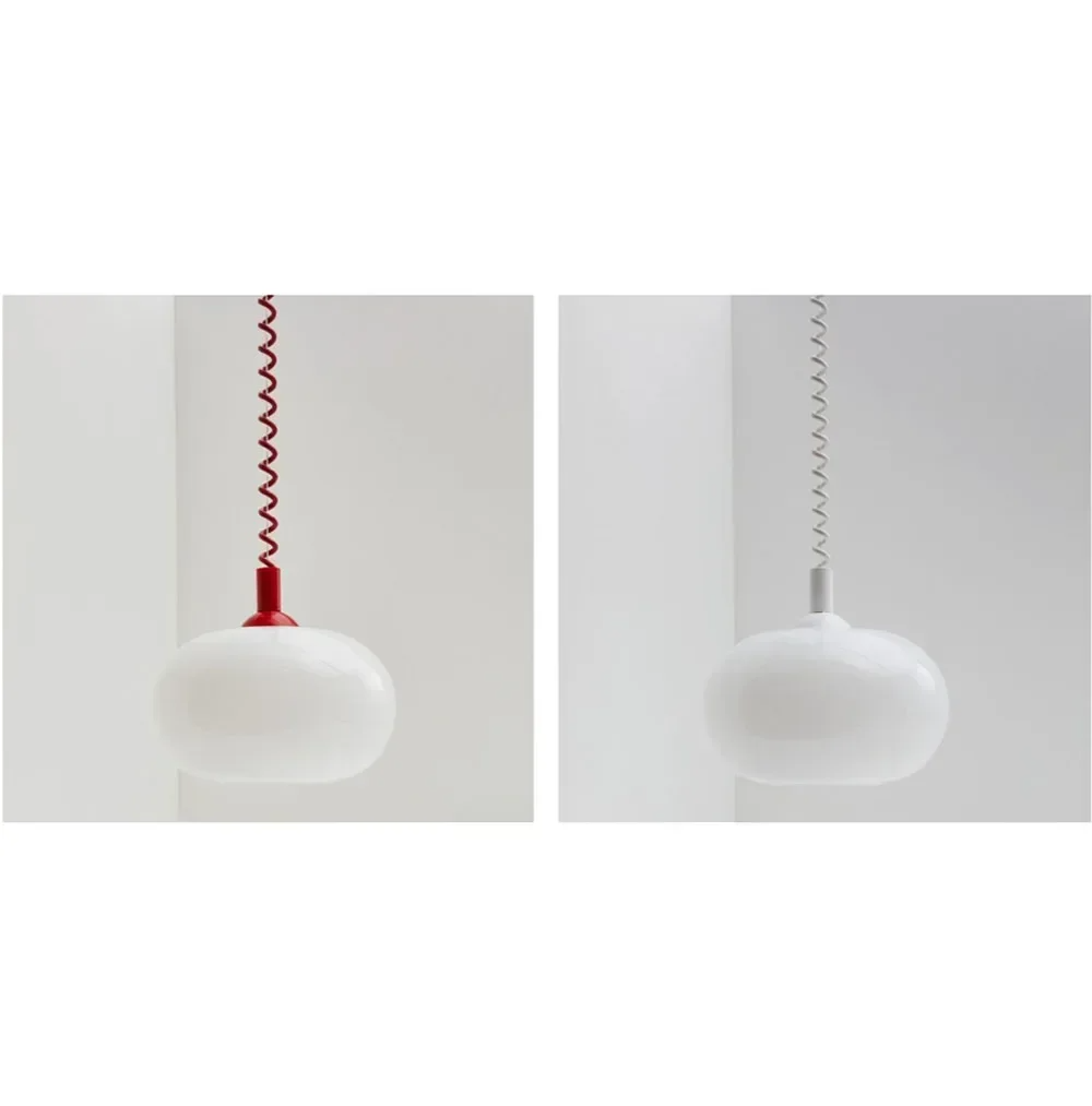 Minimalistische - Glaspendelleuchte mit LED