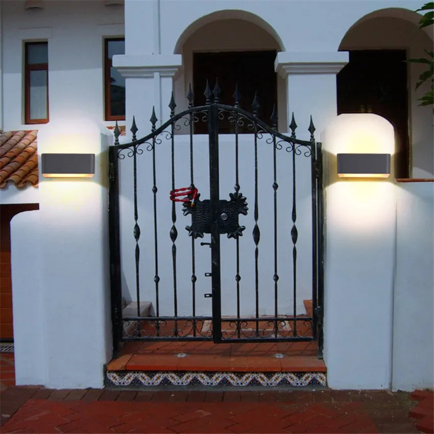 Terraza - Außenwandleuchte IP65, Aluminium