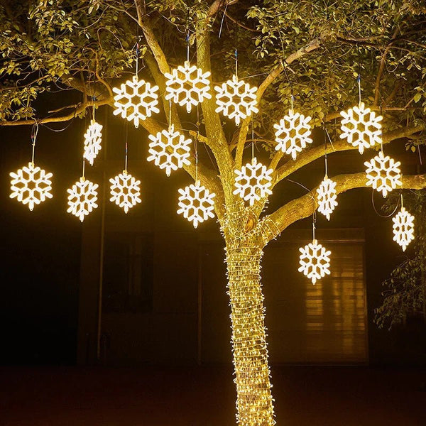Natura - LED-Schneeflockenlicht für den Außenbereich