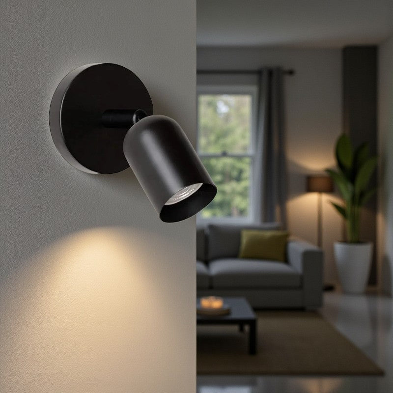 Noctua - Wandleuchte mit schwenkbarem Kopf &