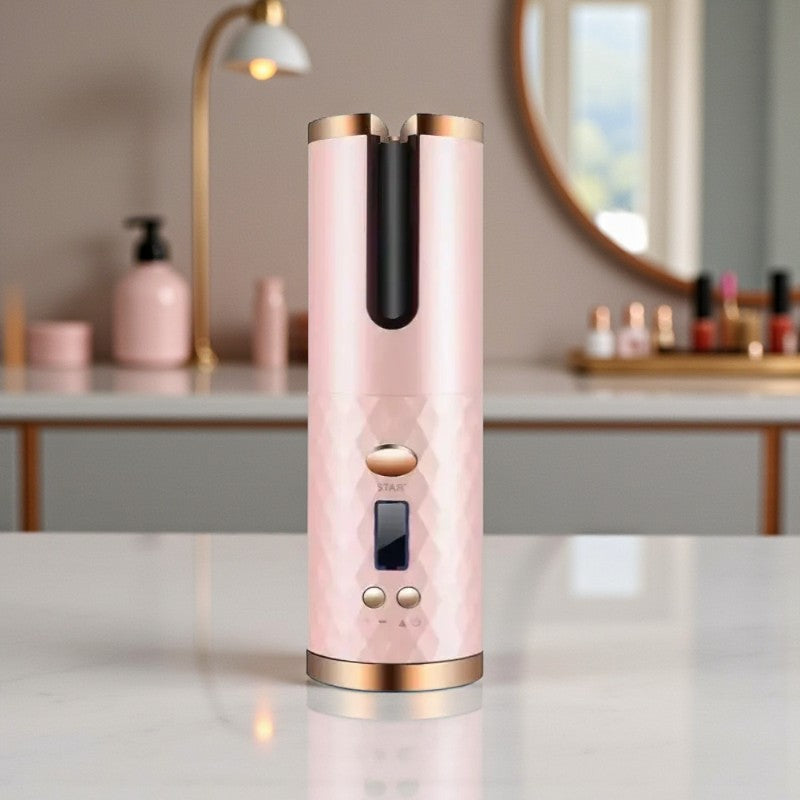 Kabelloser automatischer Lockenstab mit Temperaturregelung