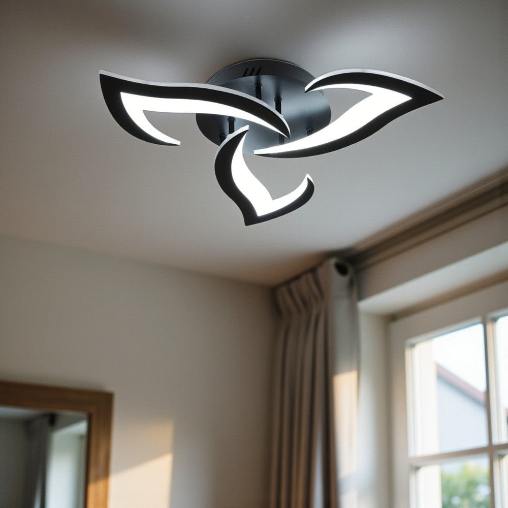 Blumenförmige LED-Deckenleuchte für das Wohnzimmer