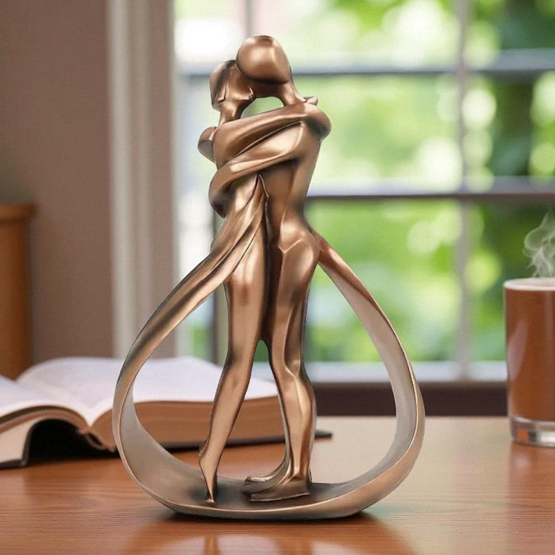Handgefertigte Statue symbolisiert ewige Liebe für Wohnkultur und Geschenke