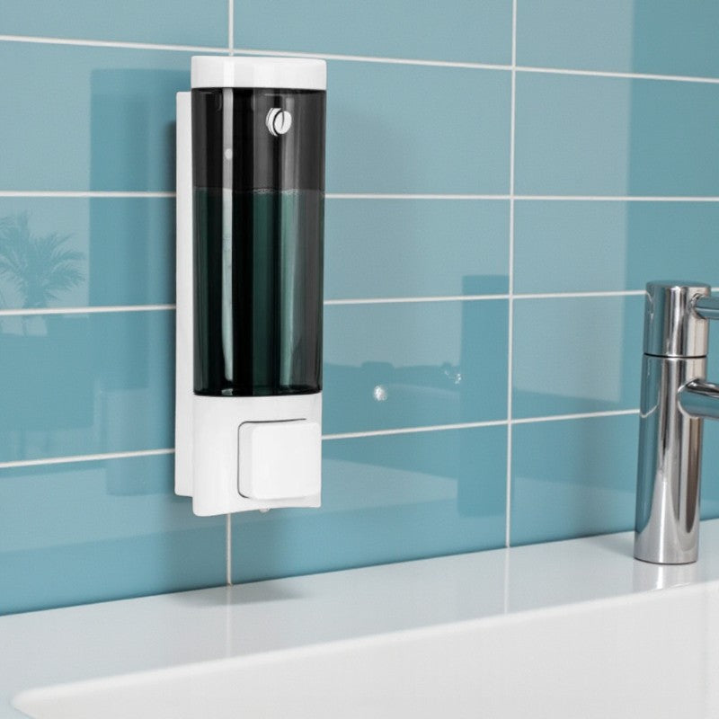 Nachfüllbarer wandmontierter Seifenspender für den Hausgebrauch mit praktischem
