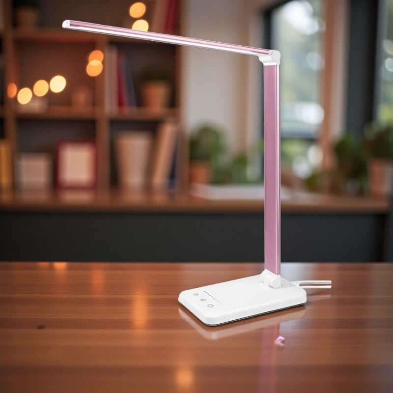 Vielseitige Schreibtischlampe mit USB-Ladefunktion und einstellbarer Helligkeit für Zuhause und Büro