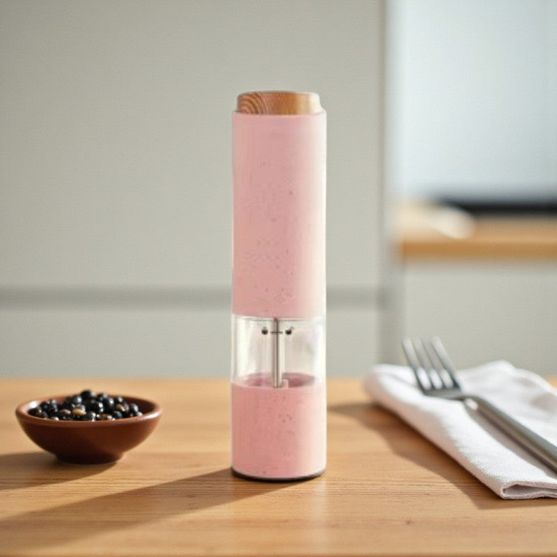 Gewürzmühle mit eingebauter wiederaufladbarer Batterie