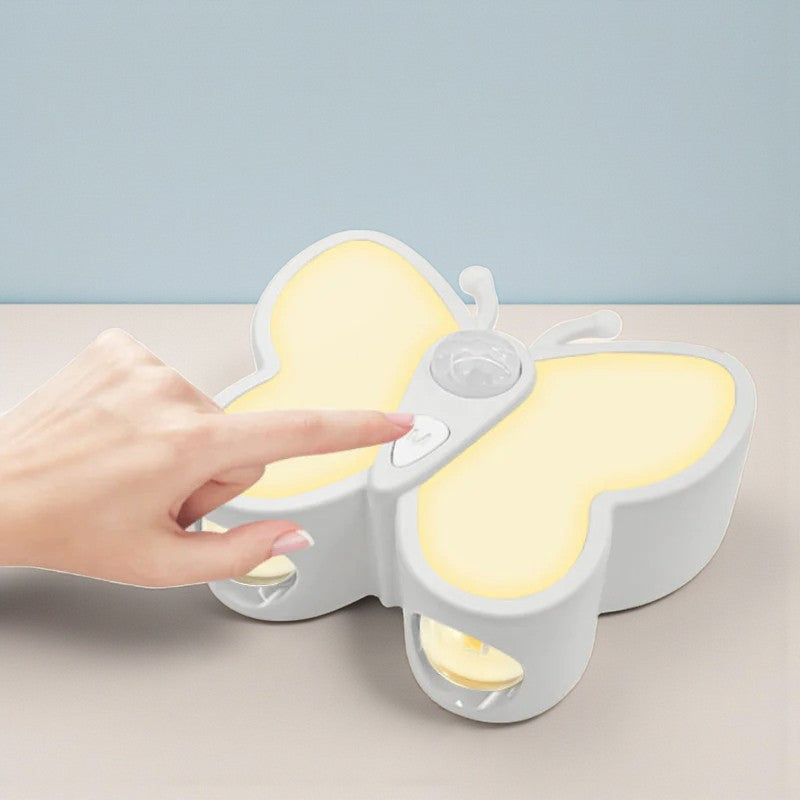 Wiederaufladbare LED-Wandleuchte in Schmetterlingsform Magnetisches moderne Beleuchtung