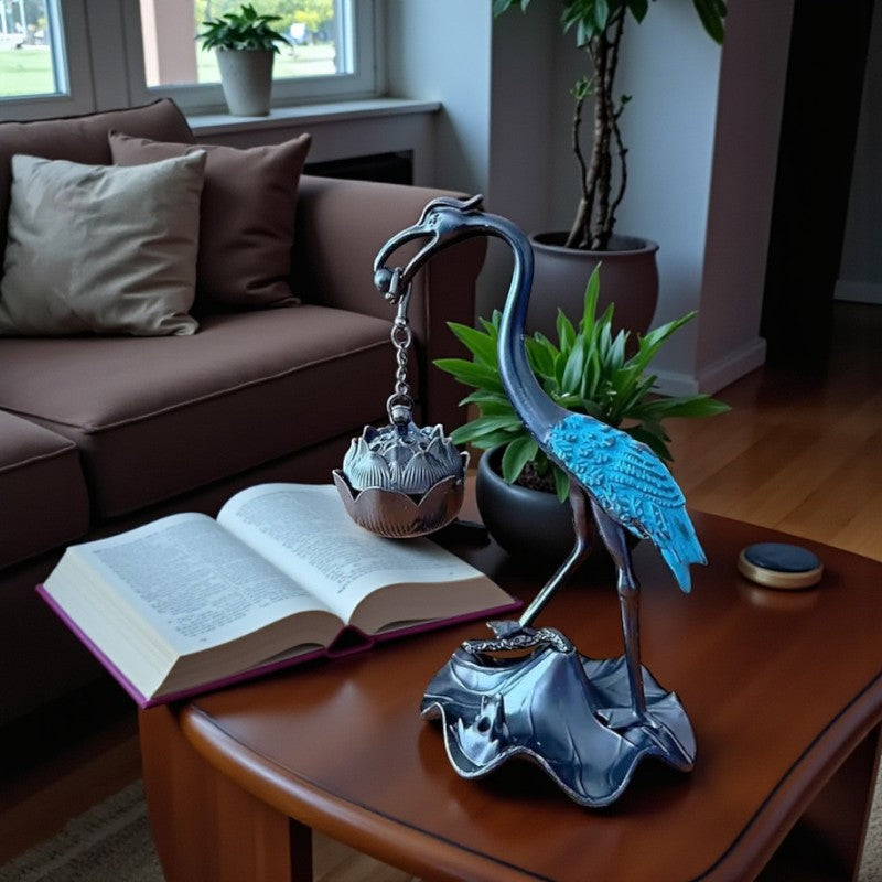 Lotus Kranich Räucherstäbchenhalter für den Heimgebrauch