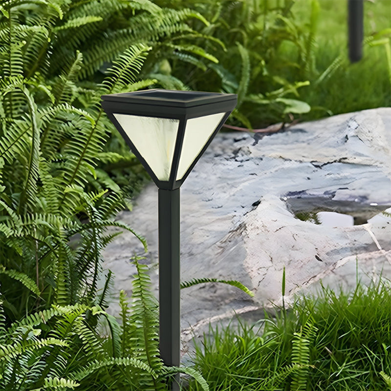 LED-Rasenleuchte mit Solardesign