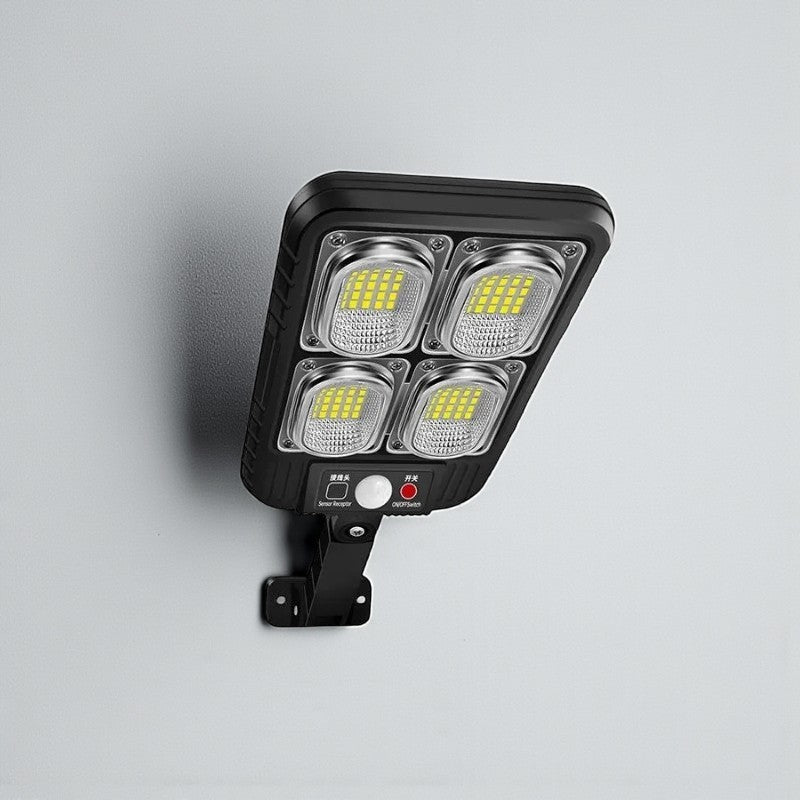 Solarbetriebene LED-Außen-Sicherheitsleuchte mit Bewegungssensor
