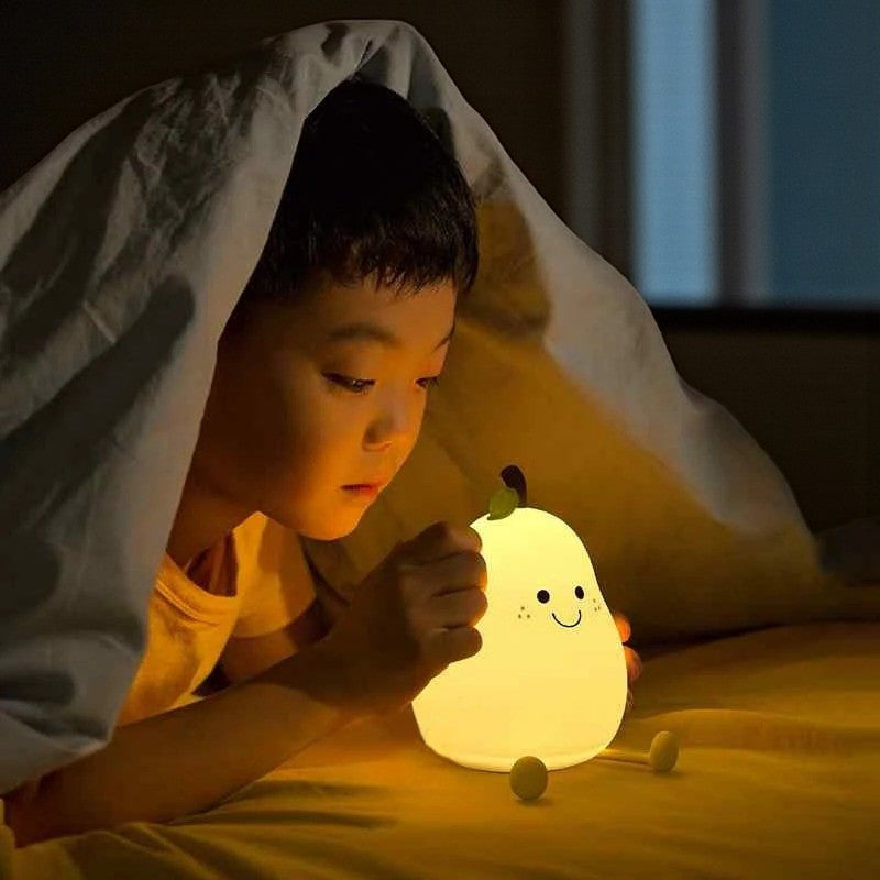 LED-Lampe mit birnenförmigem Cartoon-Design für den Innenbereich