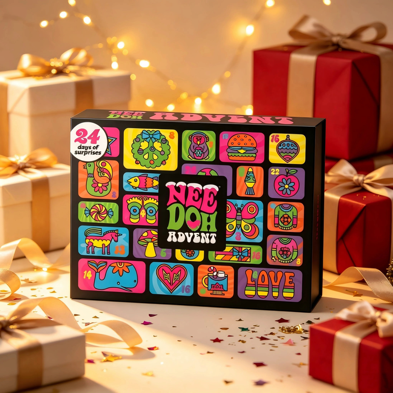NeedohAdvent – Adventskalender mit 24 Quetschspielzeugen und täglichen Überraschungen