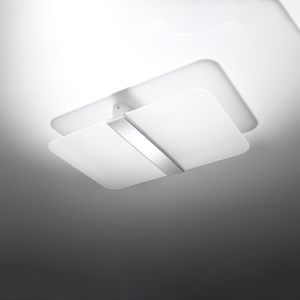 Nimbus - Deckenleuchte aus weißem Glas