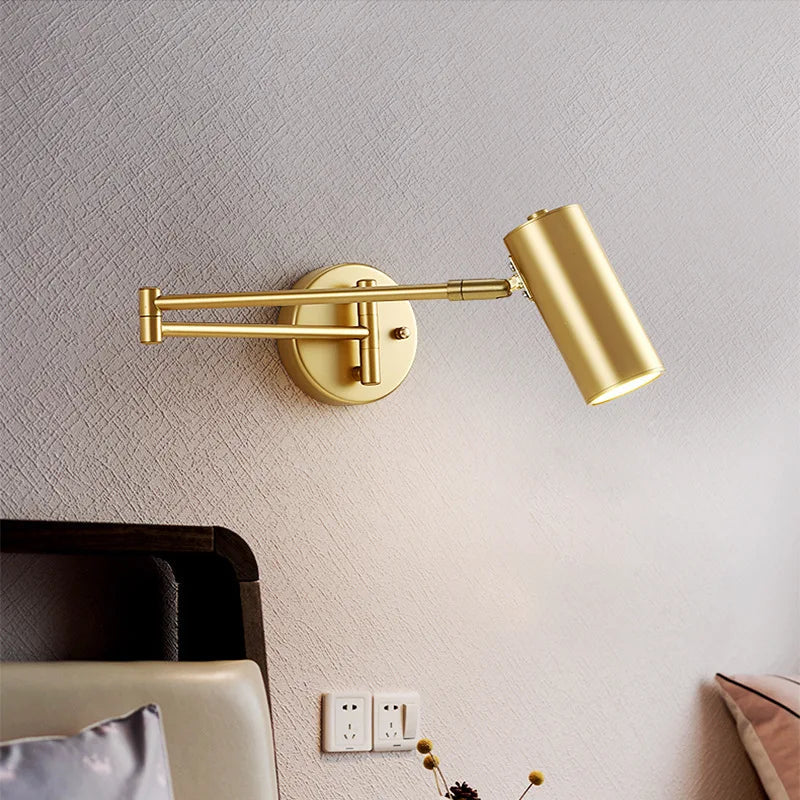 Verstellbare - Wandleuchte mit langem Arm (E27) inkl. LED