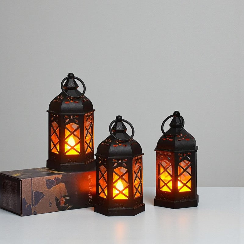 Laternen-Tischlampe mit verstellbarer Helligkeit für individuelle Beleuchtung