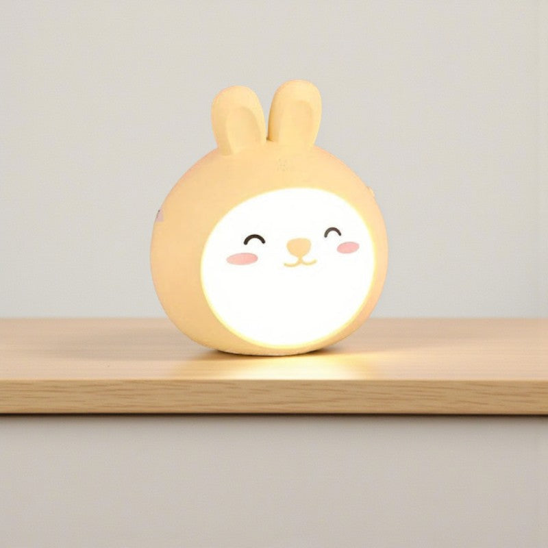 USB-wiederaufladbare LED-Nachtlampe mit niedlichem, kinderfreundlichem Design