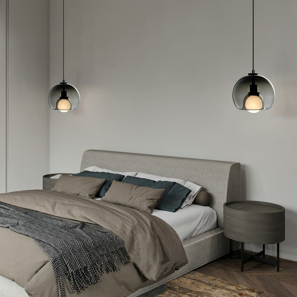 Aurela - Moderne, minimalistische Glaspendelleuchte
