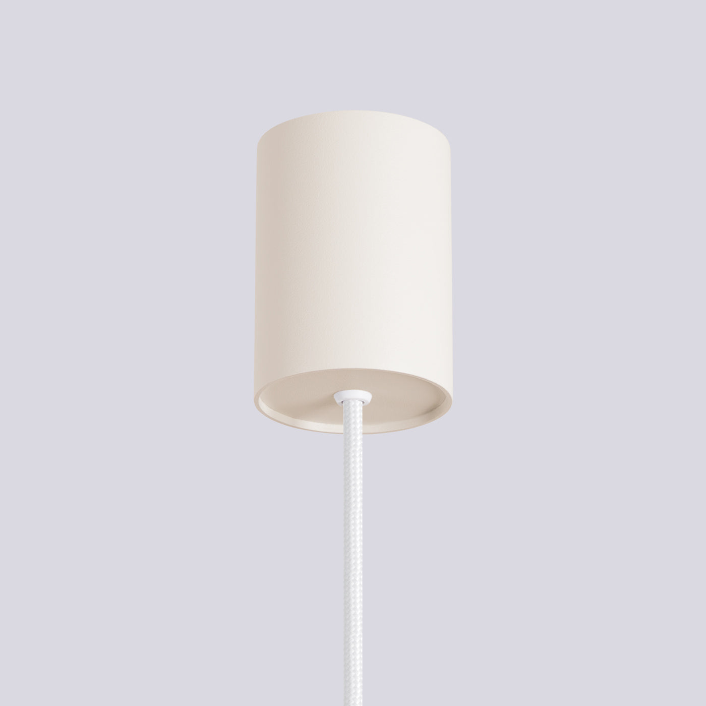 Zenita - Beige Pendelleuchte mit mattiertem Glasbirnen und