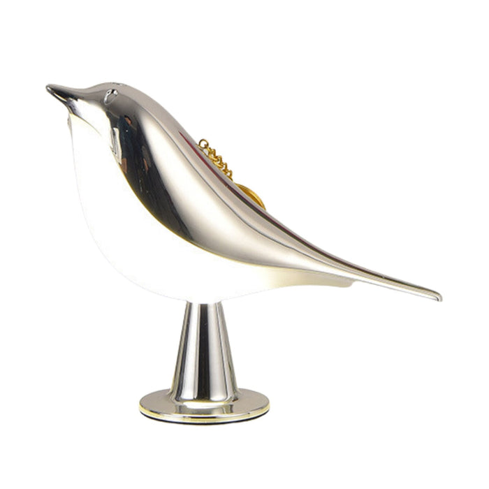Vogel - Stehlampe mit Stoffschirm
