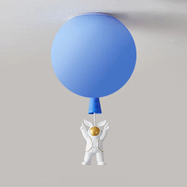 Mond - LED-Deckenleuchte Mond & Astronaut aus Acryl