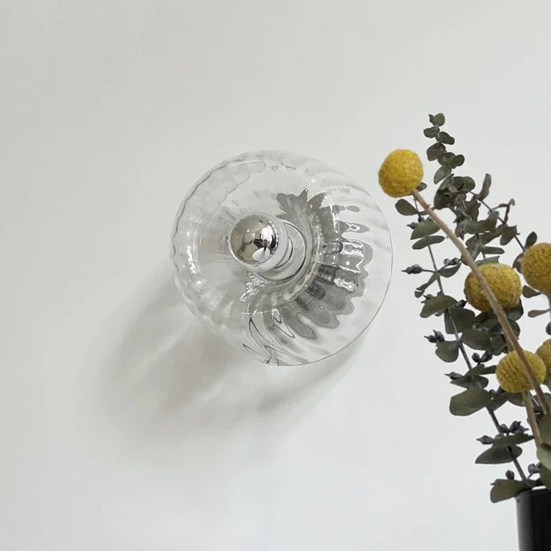 Skandinavische - Bauhaus-Wandleuchte, Glas