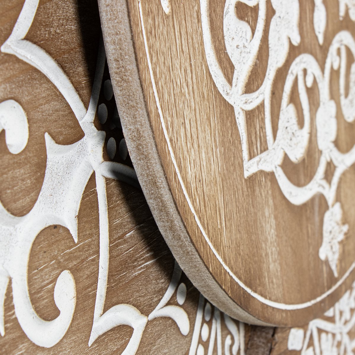 Alexandra - Style - Wanddekoration aus Holz und Metall, 130