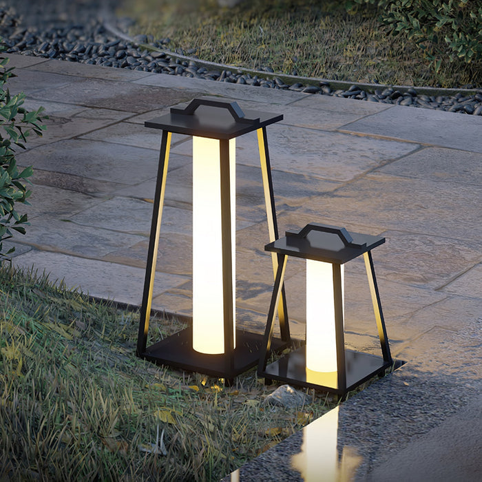 Brix - Tragbare LED Außenlampe Edelstahl