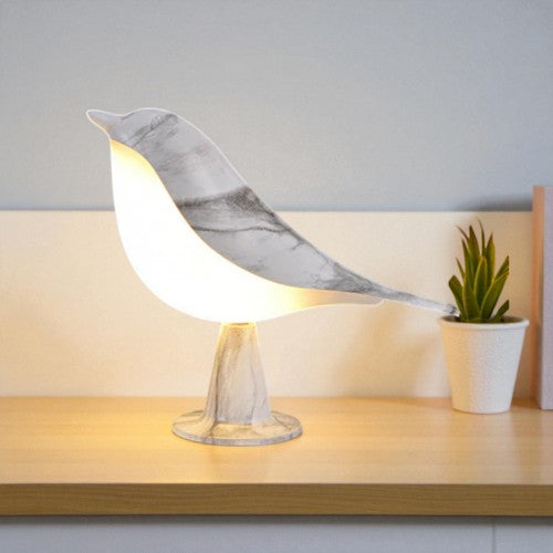 Tabora - Vogel-Lampe Tischleuchte mit warmem, blendfreiem