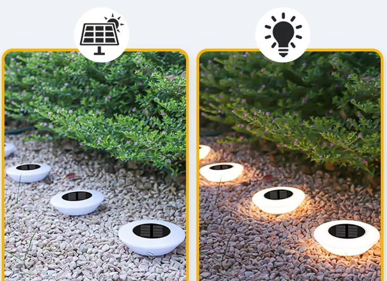SOLAR360 - LED-Bodenstrahler, Warmweiß