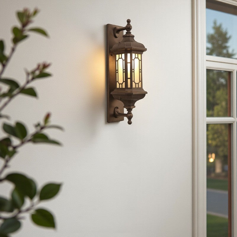 Dekorative LED-Außenwandleuchte für moderne Außenbeleuchtung