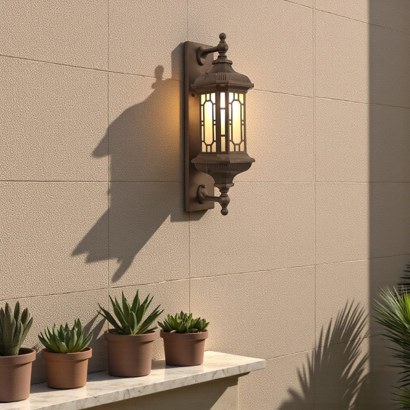 Dekorative LED-Außenwandleuchte für moderne Außenbeleuchtung