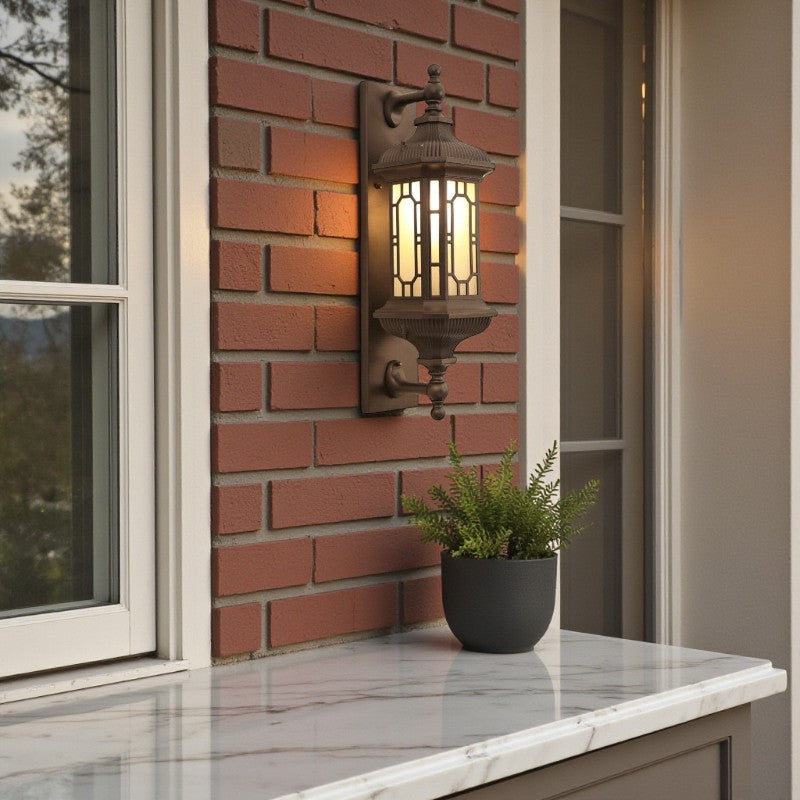 Dekorative LED-Außenwandleuchte für moderne Außenbeleuchtung